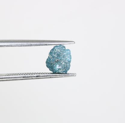 1.55 CT Rough Irregular Cut Blue Raw Diamond For Engagement Ring - JayKrishna Diamond