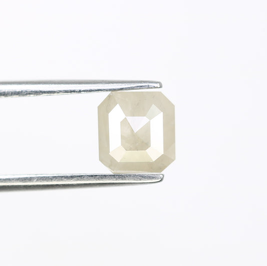 0.85 CT Emerald Cut Natural Grey Diamond For Engagement Ring - JayKrishna Diamond