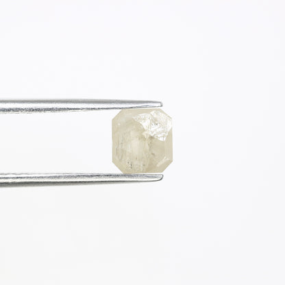 0.85 CT Emerald Cut Natural Grey Diamond For Engagement Ring - JayKrishna Diamond