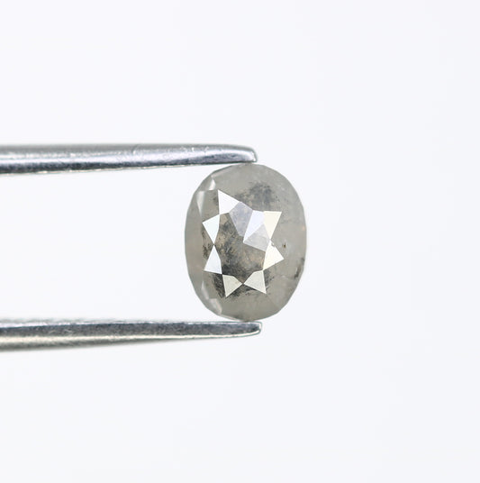 0.62 CT Oval Cut Grey Natural Diamond for a Timeless Engagement Ring: Distinctive Gemstone Jewelry Selection - JayKrishna Diamond