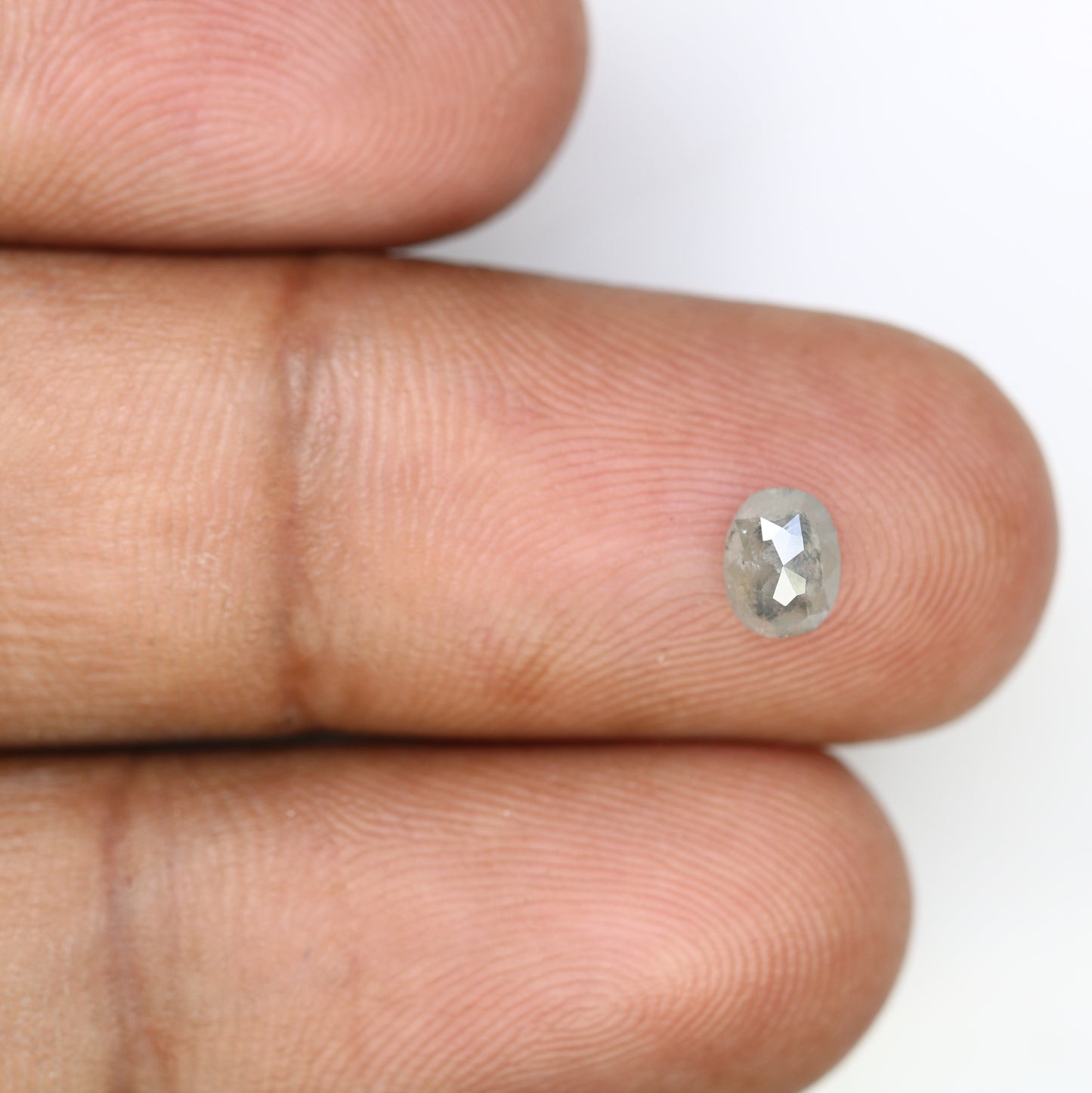 0.62 CT Oval Cut Grey Natural Diamond for a Timeless Engagement Ring: Distinctive Gemstone Jewelry Selection - JayKrishna Diamond