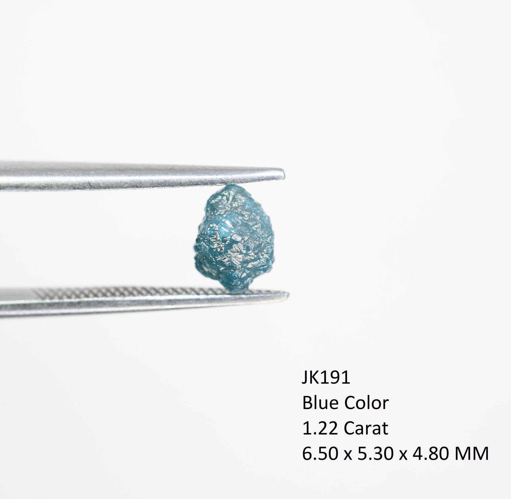 1.22 CT Rough Raw Uncut Blue Diamond For Engagement Ring - JayKrishna Diamond