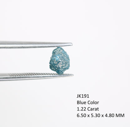 1.22 CT Rough Raw Uncut Blue Diamond For Engagement Ring - JayKrishna Diamond