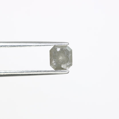 0.76 CT 4.90 MM Natural Loose Emerald Shape Grey Diamond For Engagement Ring - JayKrishna Diamond