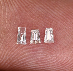 0.14 CT Salt and Pepper Baguette Cut Diamond for Engagement Rings, Custom Jewelry, and Stylish Bracelets - JayKrishna Diamond