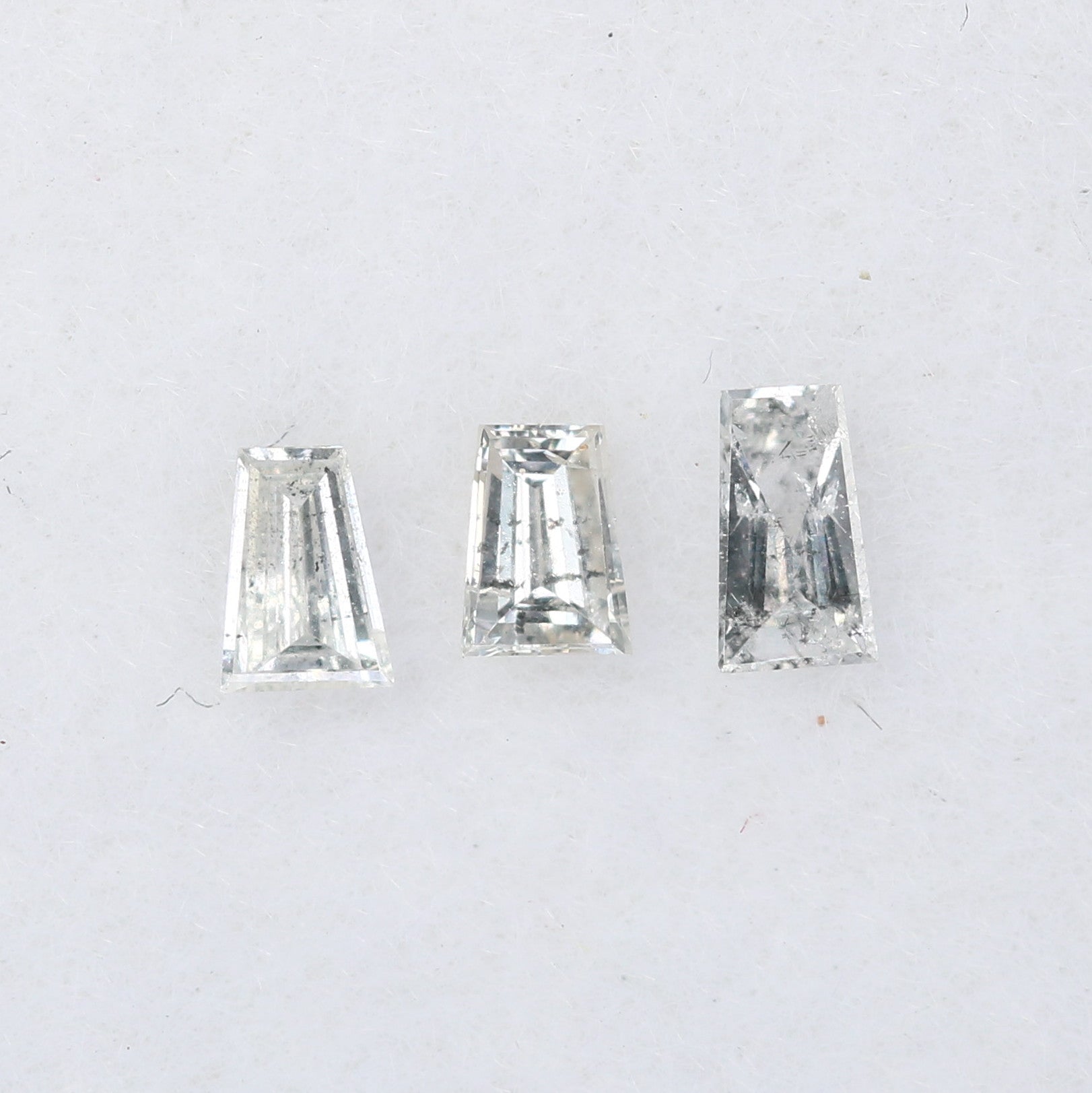 0.14 CT Salt and Pepper Baguette Cut Diamond for Engagement Rings, Custom Jewelry, and Stylish Bracelets - JayKrishna Diamond