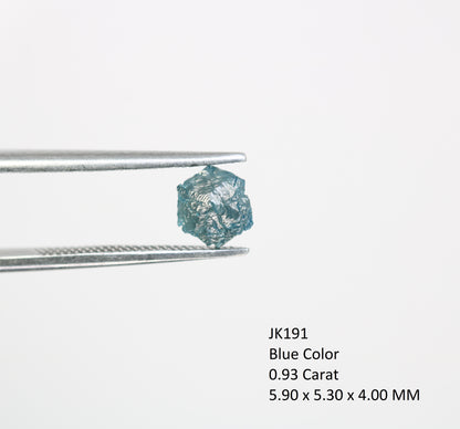 0.93 CT Rough Raw Irregular Cut Blue Diamond For Engagement Ring - JayKrishna Diamond