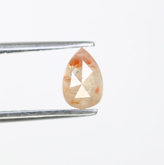 0.60 CT Natural Peach Pear Cut Diamond for a Stunning Engagement Ring: Unique Gemstone Jewelry - JayKrishna Diamond