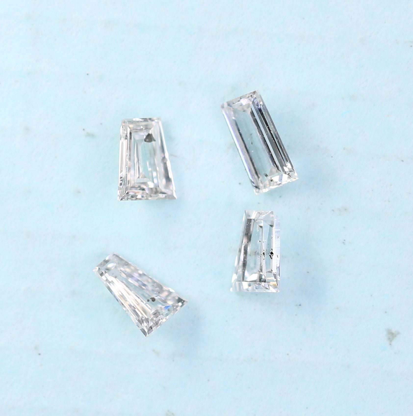 0.19 CT Salt and Pepper Baguette Diamond – Perfect for Engagement Rings, Necklaces, Promise Rings, Earrings & Anniversary Bracelet Gifts - JayKrishna Diamond