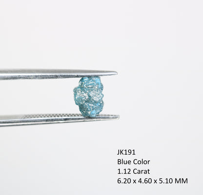1.12 CT Blue Rough Raw Uncut Diamond For Engagement Ring - JayKrishna Diamond