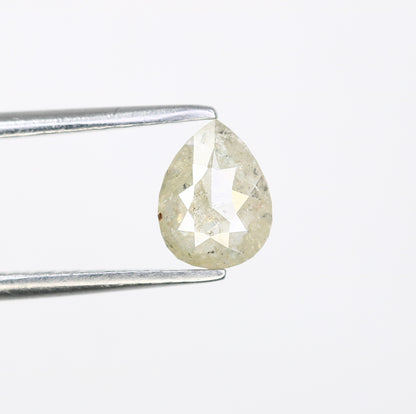 0.66 CT Natural Grey Pear Shaped Loose Diamond for Engagement Ring - Unique Gemstone for Custom Bridal Jewelry Designs - JayKrishna Diamond