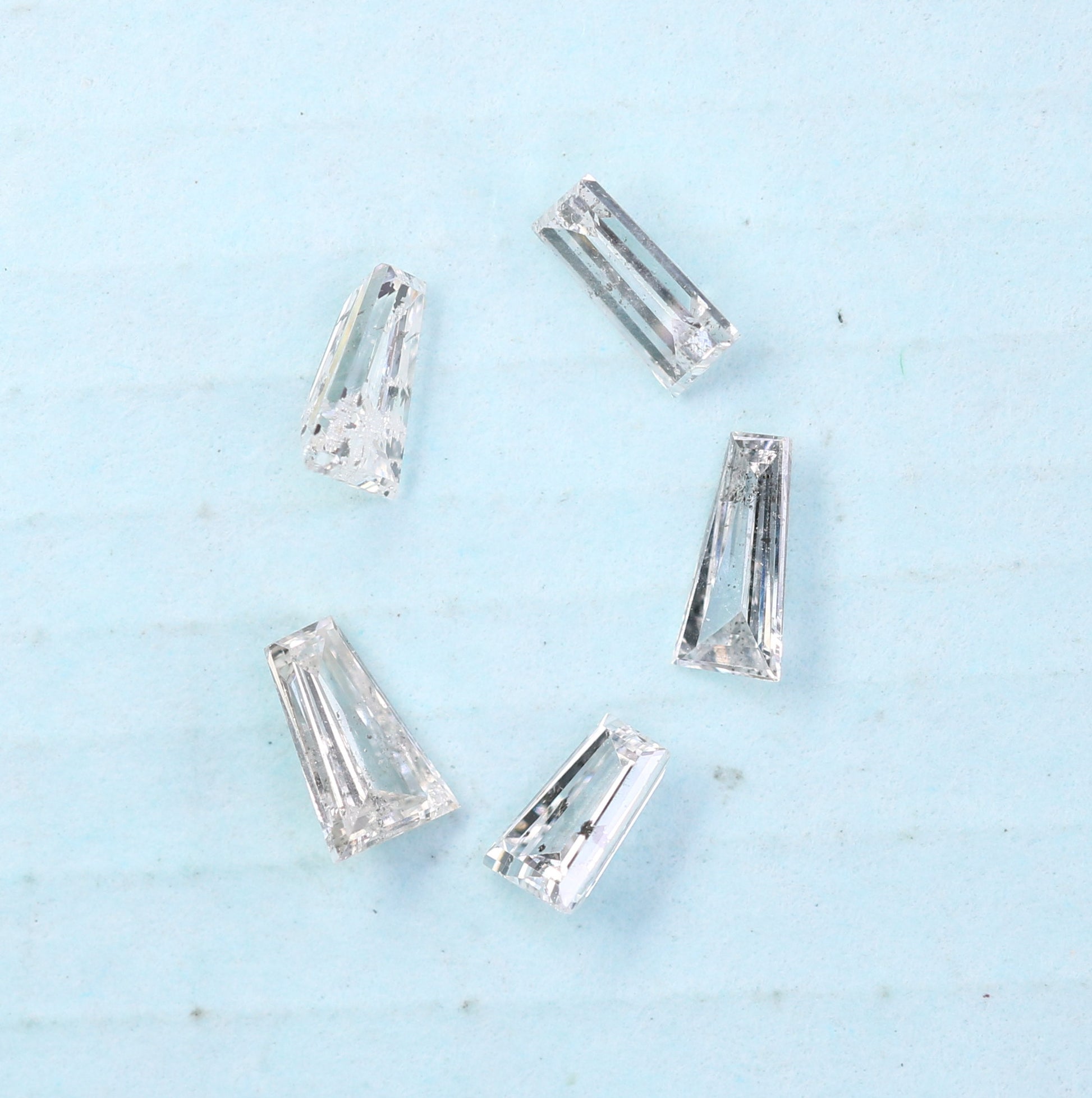 0.31 CT Baguette Shape Salt and Pepper Diamond – Ideal for Engagement Rings | Unique Salt and Pepper Baguette Diamond Jewelry - JayKrishna Diamond