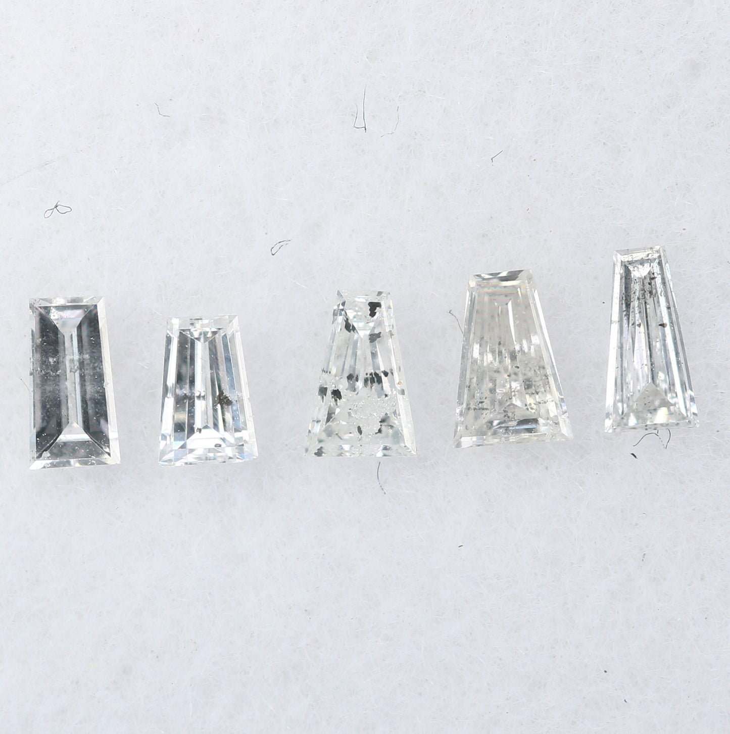 0.31 CT Baguette Shape Salt and Pepper Diamond – Ideal for Engagement Rings | Unique Salt and Pepper Baguette Diamond Jewelry - JayKrishna Diamond