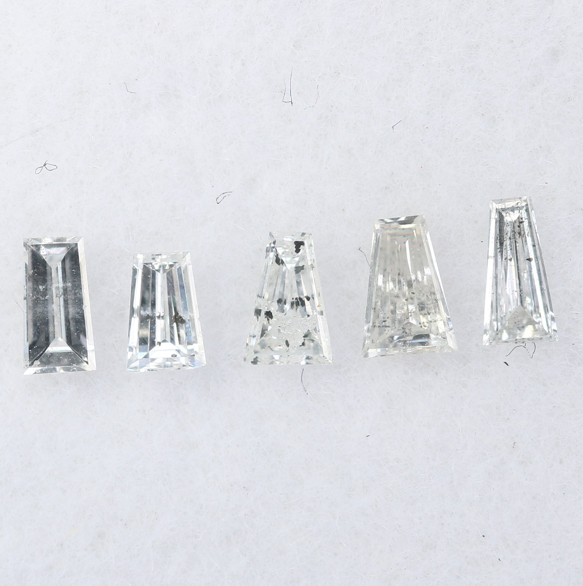 0.31 CT Baguette Shape Salt and Pepper Diamond – Ideal for Engagement Rings | Unique Salt and Pepper Baguette Diamond Jewelry - JayKrishna Diamond