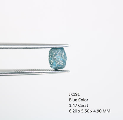 1.47 CT Blue Rough Raw Uncut Diamond For Engagement Ring - JayKrishna Diamond