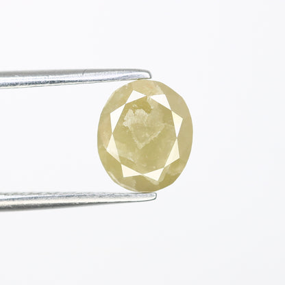 1.34 CT Oval Cut Green Loose Natural Diamond For Engagement Ring - JayKrishna Diamond