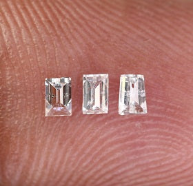 0.22 CT Salt and Pepper Baguette Shape Diamond – Perfect for Engagement Rings - JayKrishna Diamond