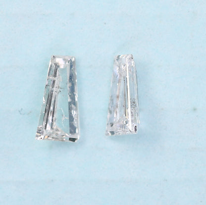0.14 CT 4.00 x 3.20 MM Loose Pear Shape Black Salt and Pepper Diamond for Engagement Rings, Custom Jewelry, and Stylish Bracelets - JayKrishna Diamond