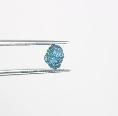 0.97 CT Irregular Cut Rough Raw Blue Diamond For Engagement Ring - JayKrishna Diamond