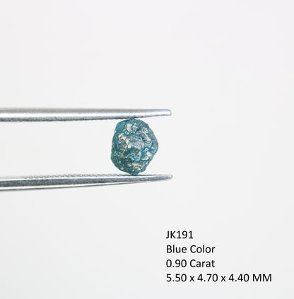 0.90 CT Rough Raw Irregular Cut Blue Diamond For Engagement Ring - JayKrishna Diamond