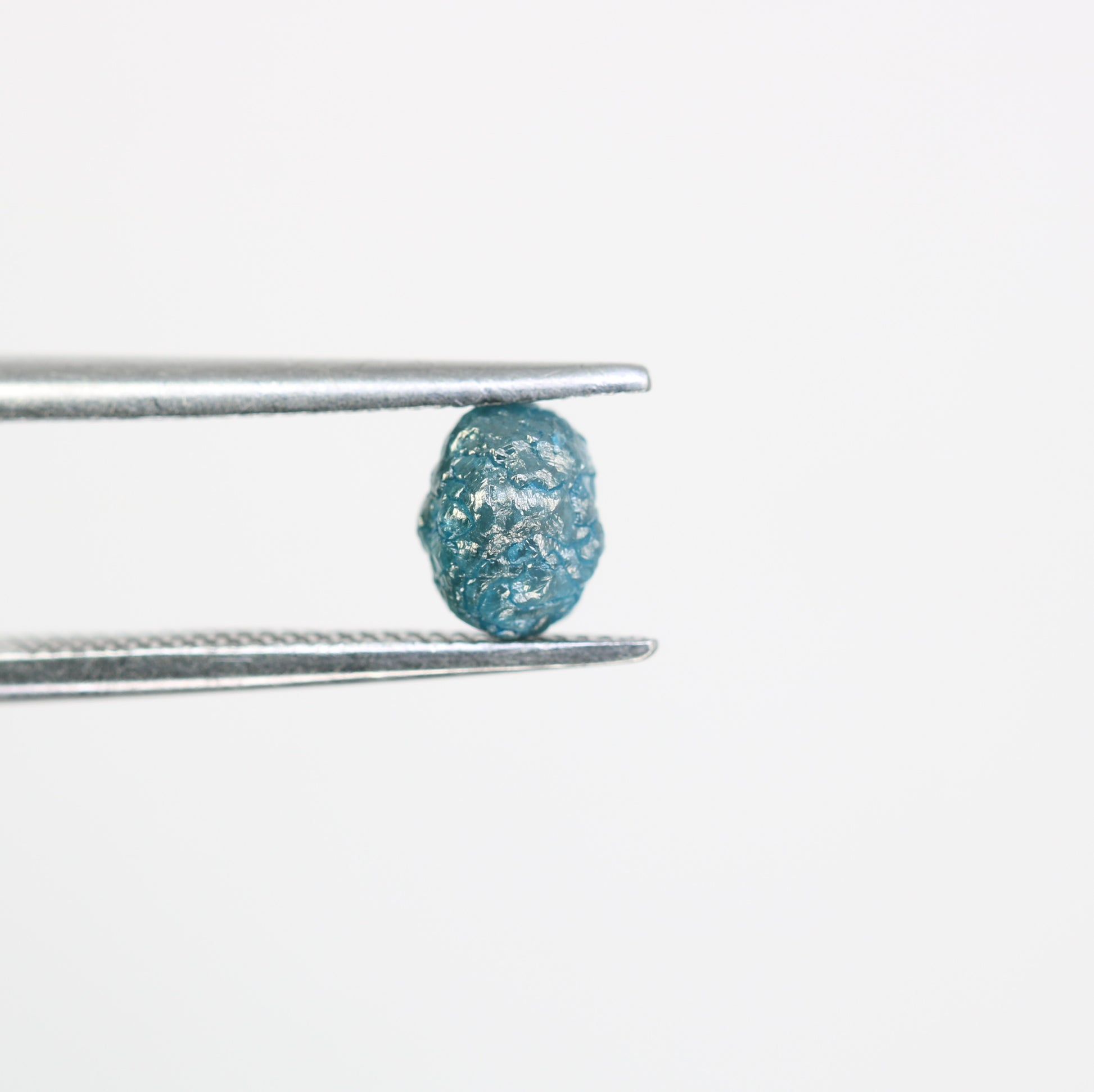 0.90 CT Rough Raw Irregular Cut Blue Diamond For Engagement Ring - JayKrishna Diamond