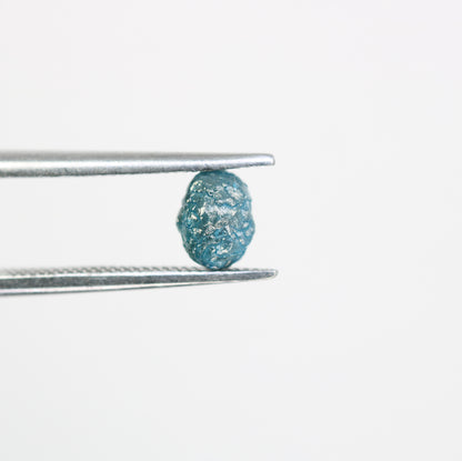 0.90 CT Rough Raw Irregular Cut Blue Diamond For Engagement Ring - JayKrishna Diamond