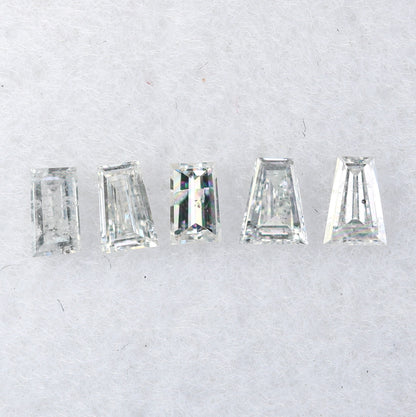 0.27 CT Salt and Pepper Baguette Shape Diamond – Ideal for Engagement Rings | Unique Salt and Pepper Baguette Diamond - JayKrishna Diamond
