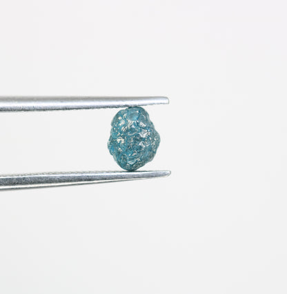 0.90 CT Rough Raw Irregular Cut Blue Diamond For Engagement Ring - JayKrishna Diamond