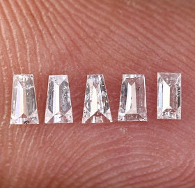0.29 CT Baguette Shape Salt and Pepper Diamond – Perfect for Engagement Rings | Unique Salt and Pepper Baguette Diamond Jewelry - JayKrishna Diamond
