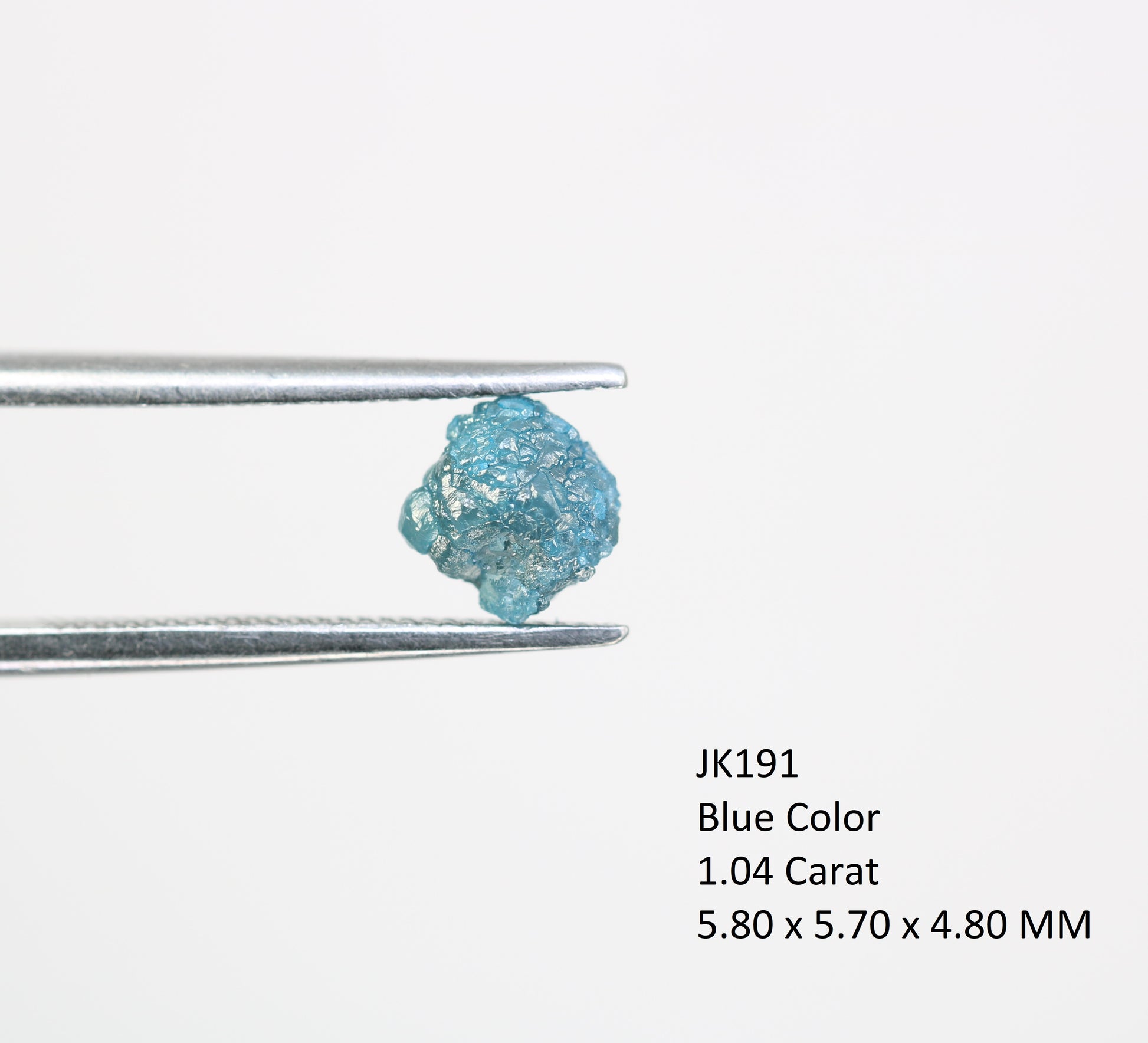 1.04 CT Uncut Blue Rough Raw Diamond For Engagement Ring - JayKrishna Diamond