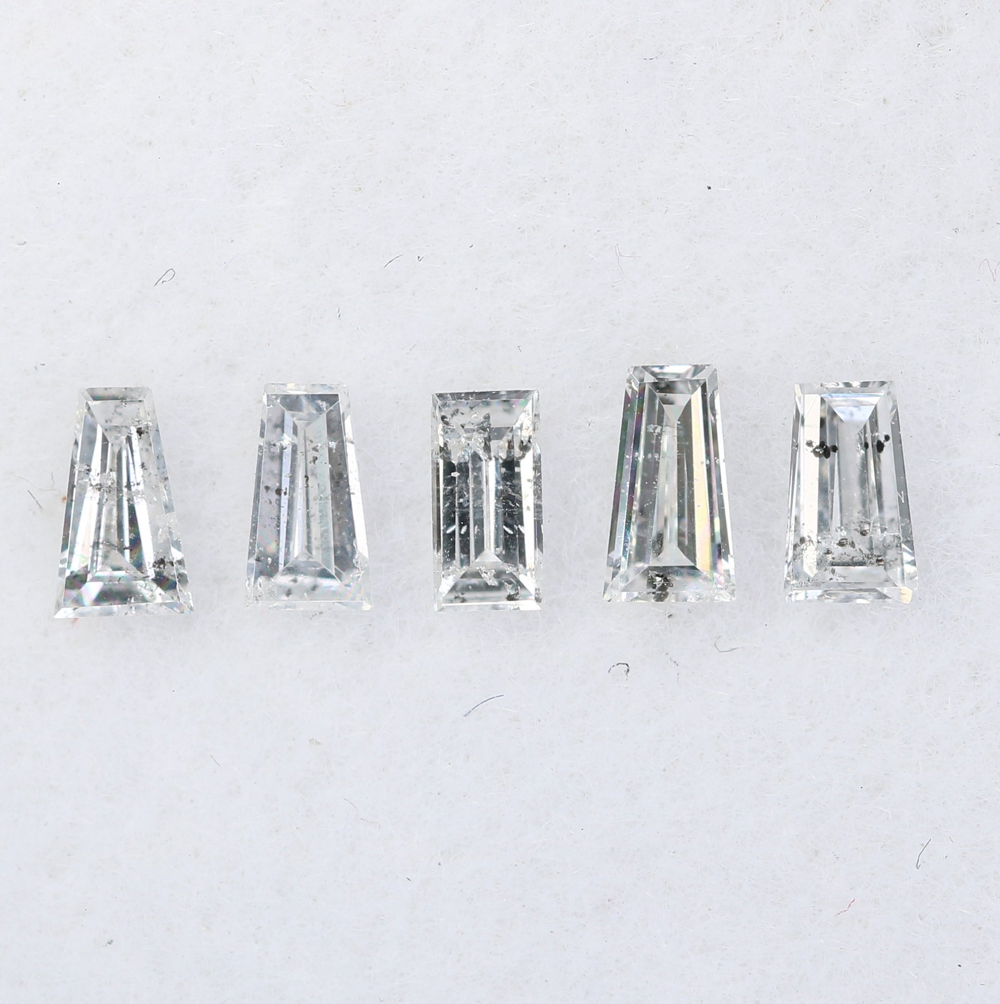 0.29 CT Baguette Shape Salt and Pepper Diamond – Perfect for Engagement Rings | Unique Salt and Pepper Baguette Diamond Jewelry - JayKrishna Diamond