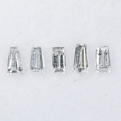 0.29 CT Baguette Shape Salt and Pepper Diamond – Perfect for Engagement Rings | Unique Salt and Pepper Baguette Diamond Jewelry - JayKrishna Diamond