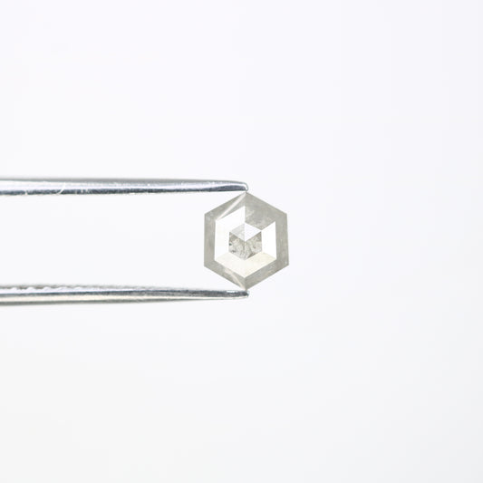 1.40 Carat Hexagon Shape Salt And Pepper Color Loose Diamond For Galaxy Ring - JayKrishna Diamond