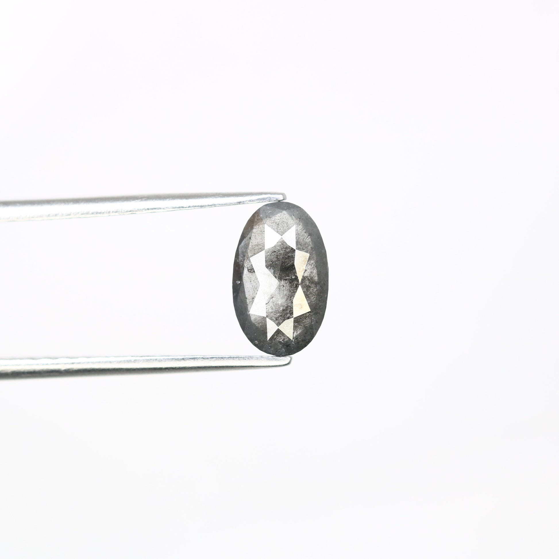 1.01 Carat Loose Oval Shape Natural Salt And Pepper Diamond For Engagement Ring - JayKrishna Diamond