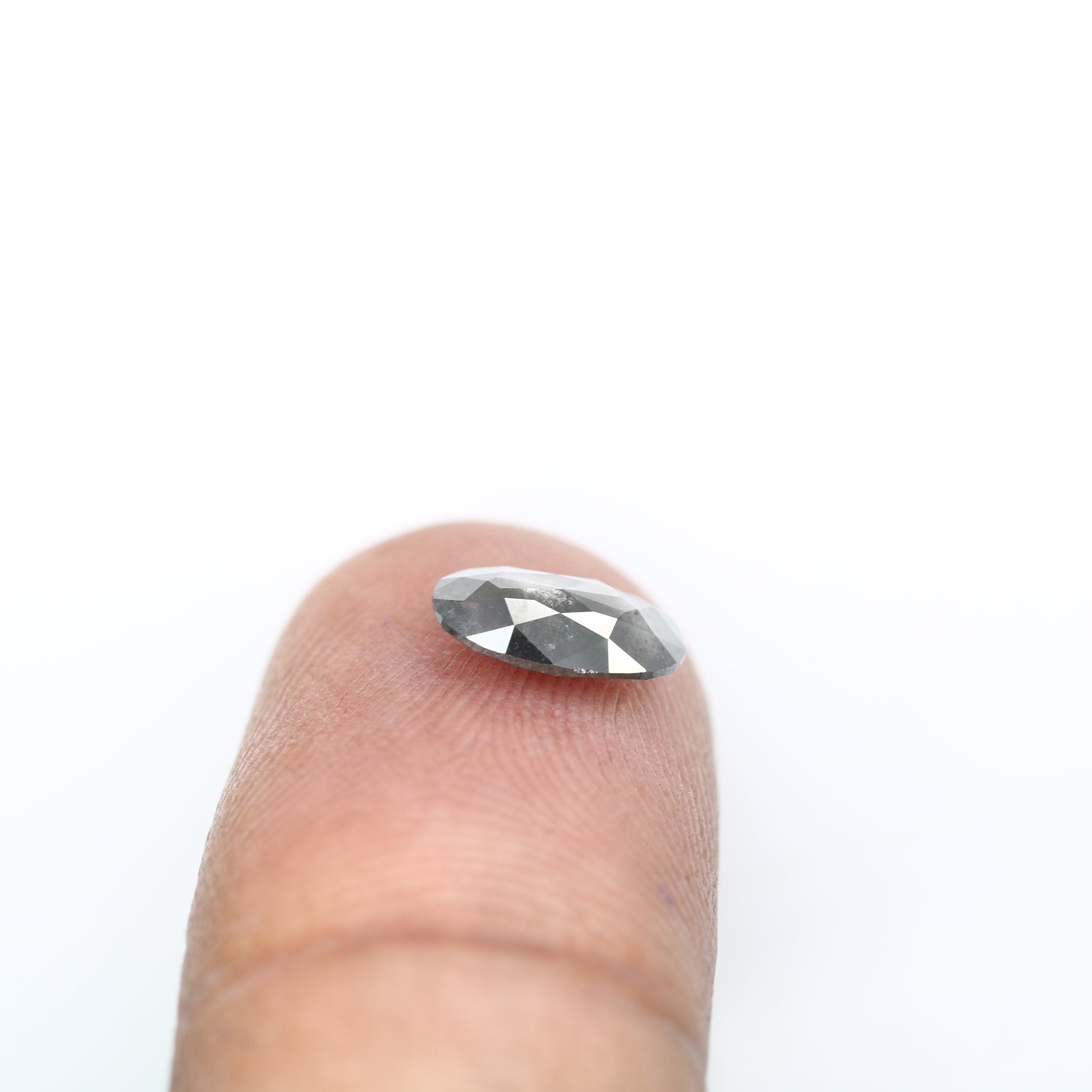 1.01 Carat Loose Oval Shape Natural Salt And Pepper Diamond For Engagement Ring - JayKrishna Diamond