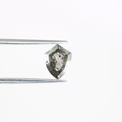 1.50 CT Salt And Pepper Geometric Shaped Diamond For Wedding Ring - JayKrishna Diamond