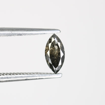 0.28 CT Salt and Pepper Marquise Shape Natural Diamond – Ideal for Engagement Rings | Distinctive Salt and Pepper Marquise Diamond - JayKrishna Diamond