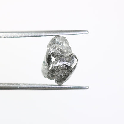 2.68 CT Raw Salt And Pepper Uncut Rough Diamond For Engagement Ring - JayKrishna Diamond