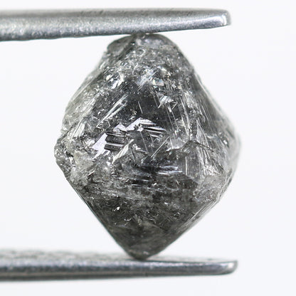 2.77 CT Salt And Pepper Raw Uncut Rough Diamond For Engagement Ring - JayKrishna Diamond