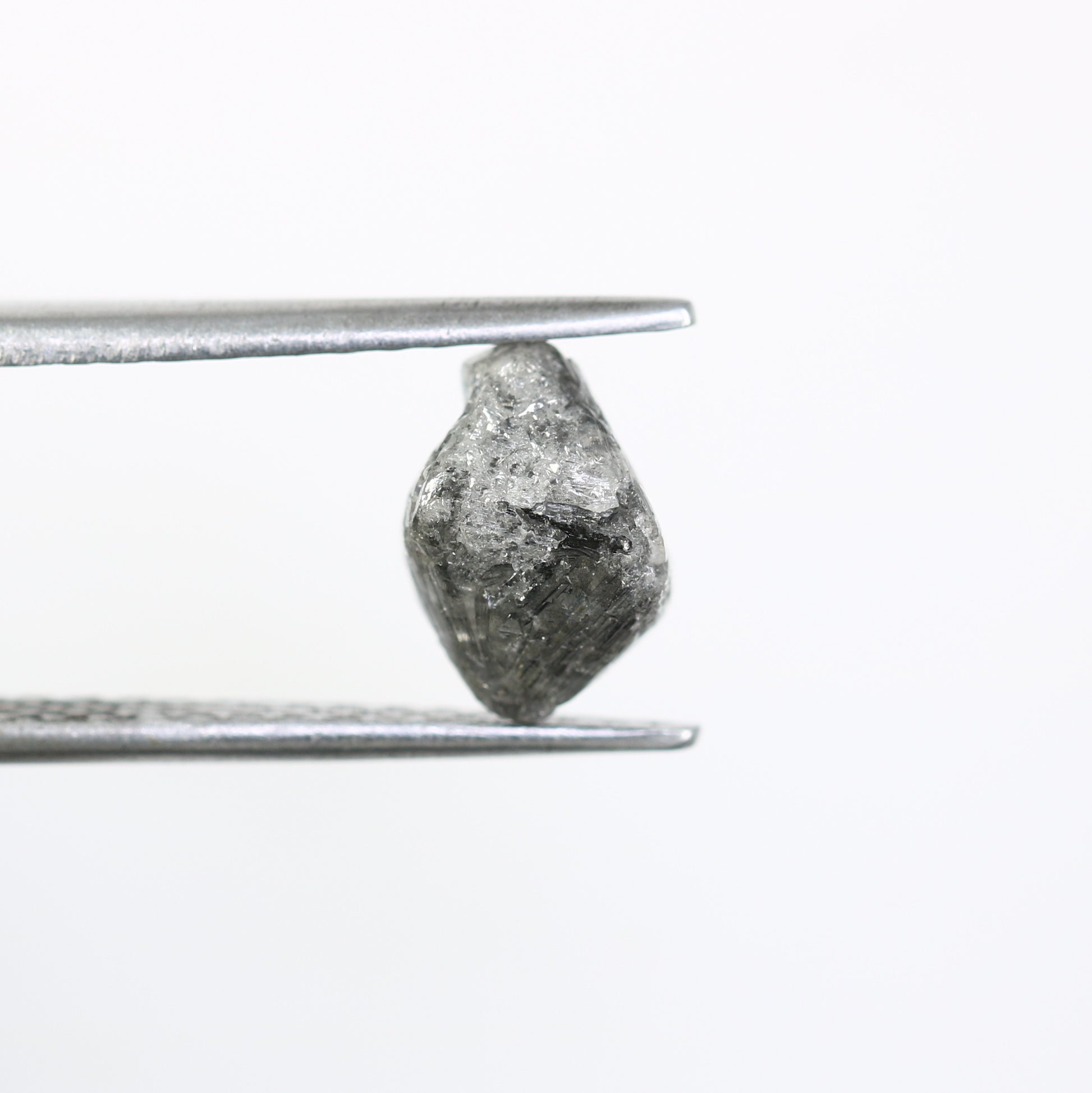 2.77 CT Salt And Pepper Raw Uncut Rough Diamond For Engagement Ring - JayKrishna Diamond