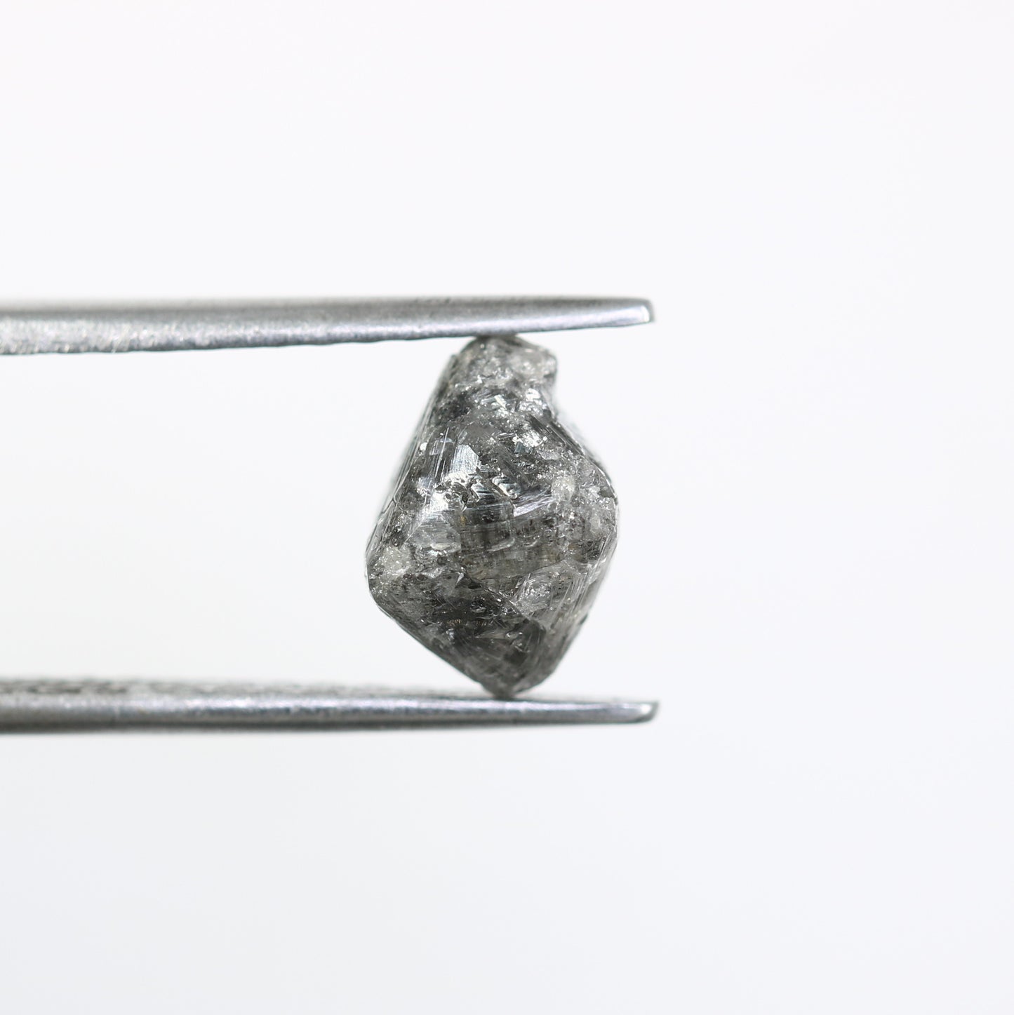 2.77 CT Salt And Pepper Raw Uncut Rough Diamond For Engagement Ring - JayKrishna Diamond