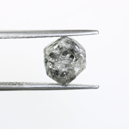 3.13 CT Raw Uncut Salt And Pepper Rough Diamond For Engagement Ring - JayKrishna Diamond