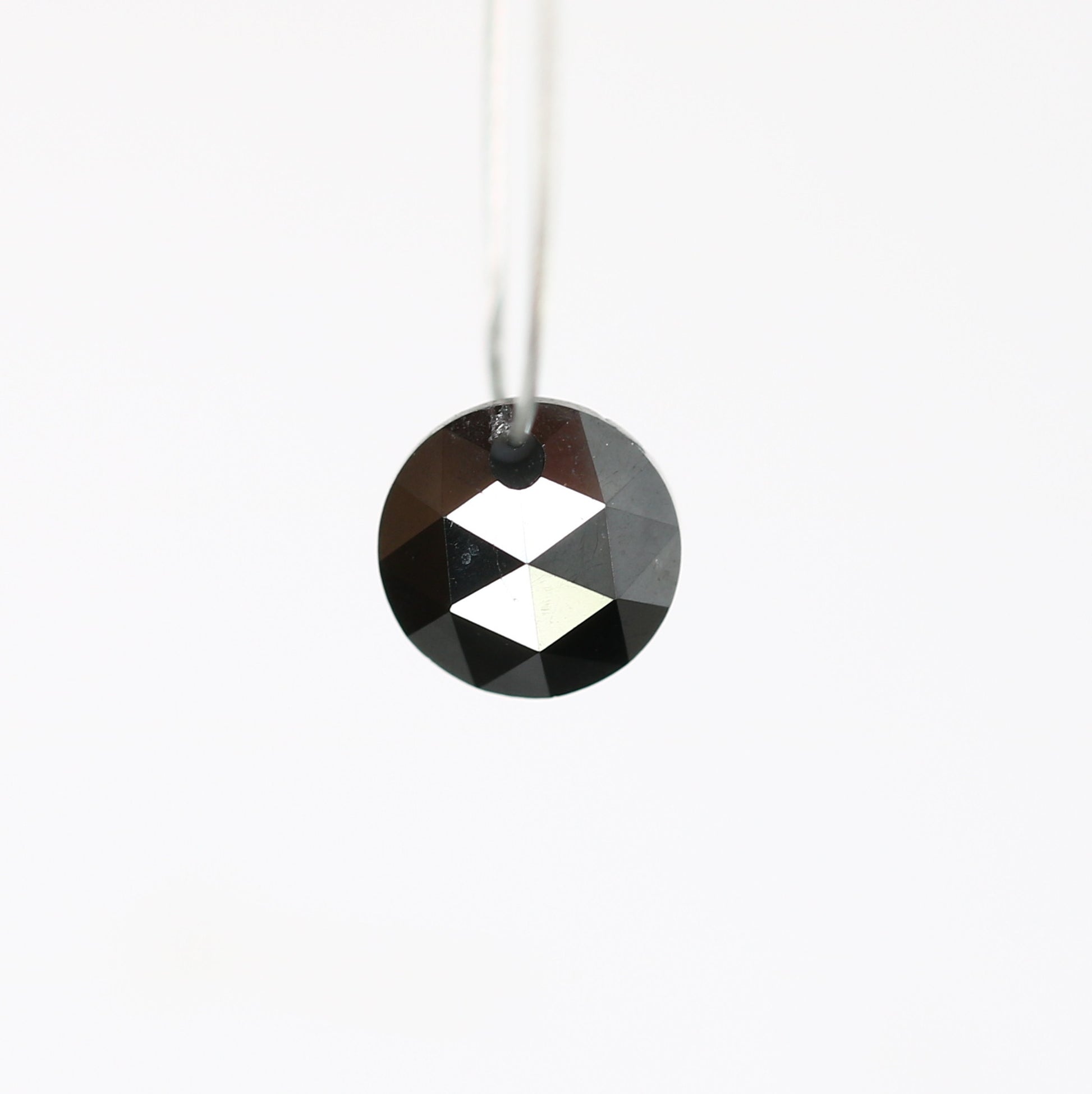 0.76 CT Drilled Beads Black Round Rose Cut Loose Diamond For Diamond Jewellry - JayKrishna Diamond