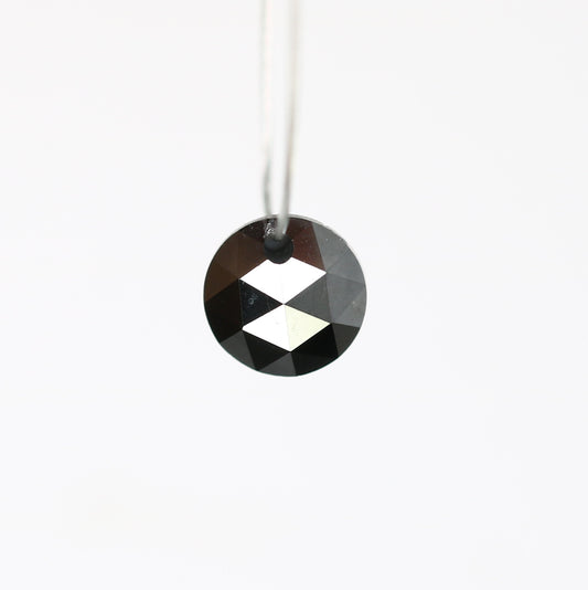 0.76 CT Drilled Beads Black Round Rose Cut Loose Diamond For Diamond Jewellry - JayKrishna Diamond