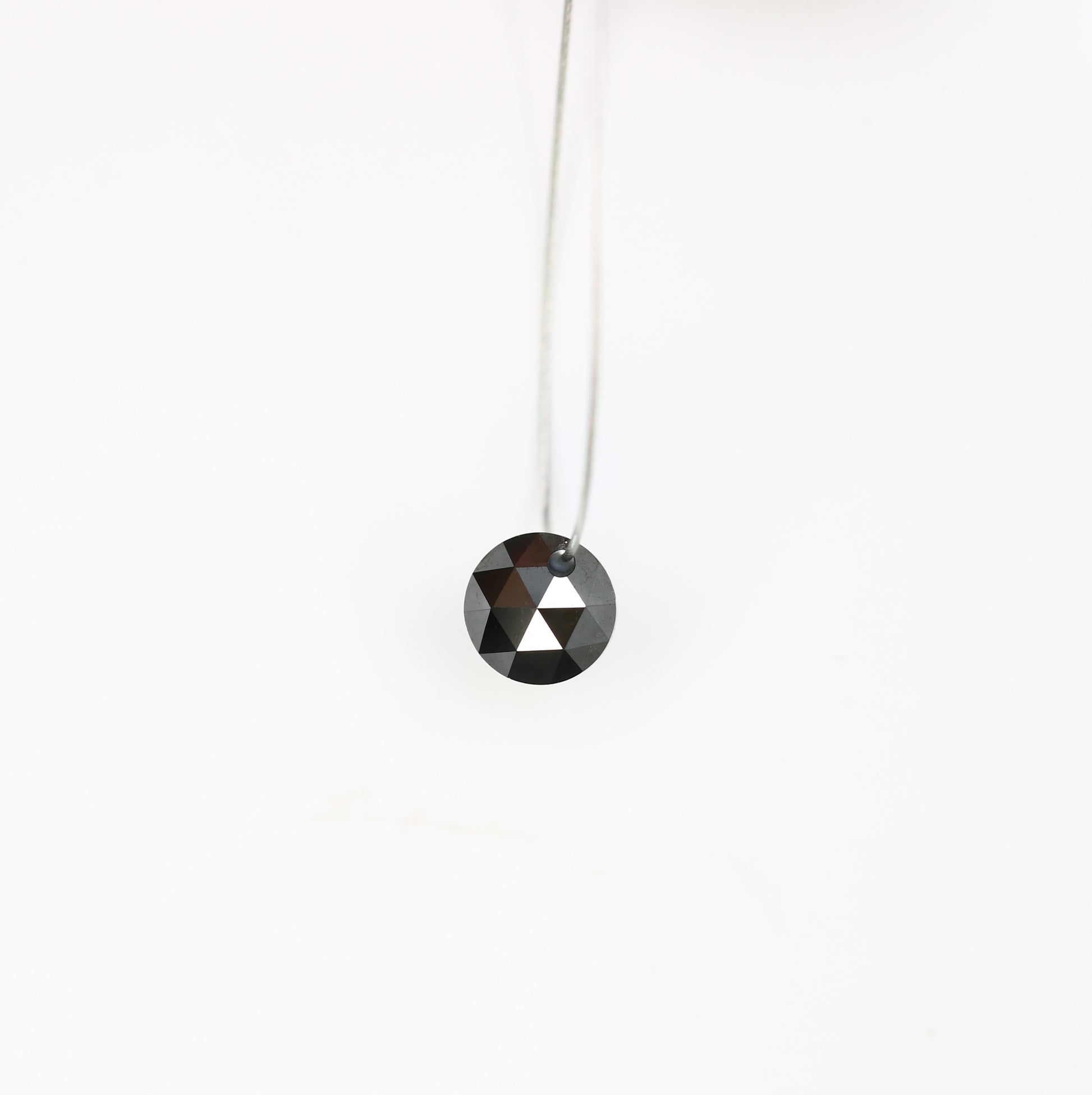 0.76 CT Drilled Beads Black Round Rose Cut Loose Diamond For Diamond Jewellry - JayKrishna Diamond