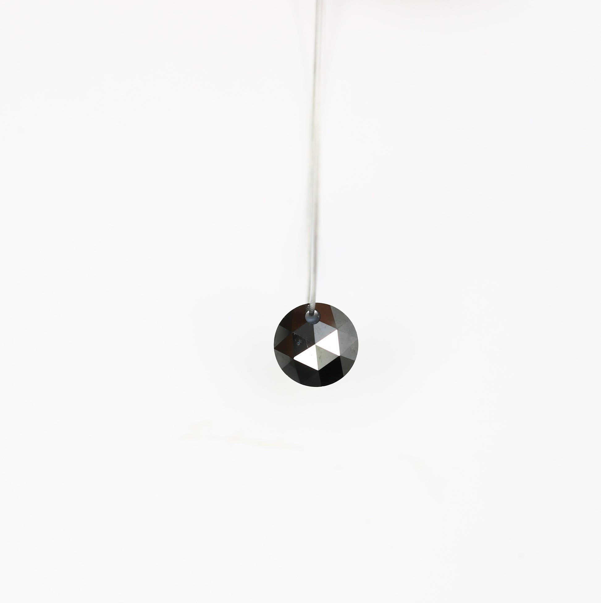 0.76 CT Drilled Beads Black Round Rose Cut Loose Diamond For Diamond Jewellry - JayKrishna Diamond