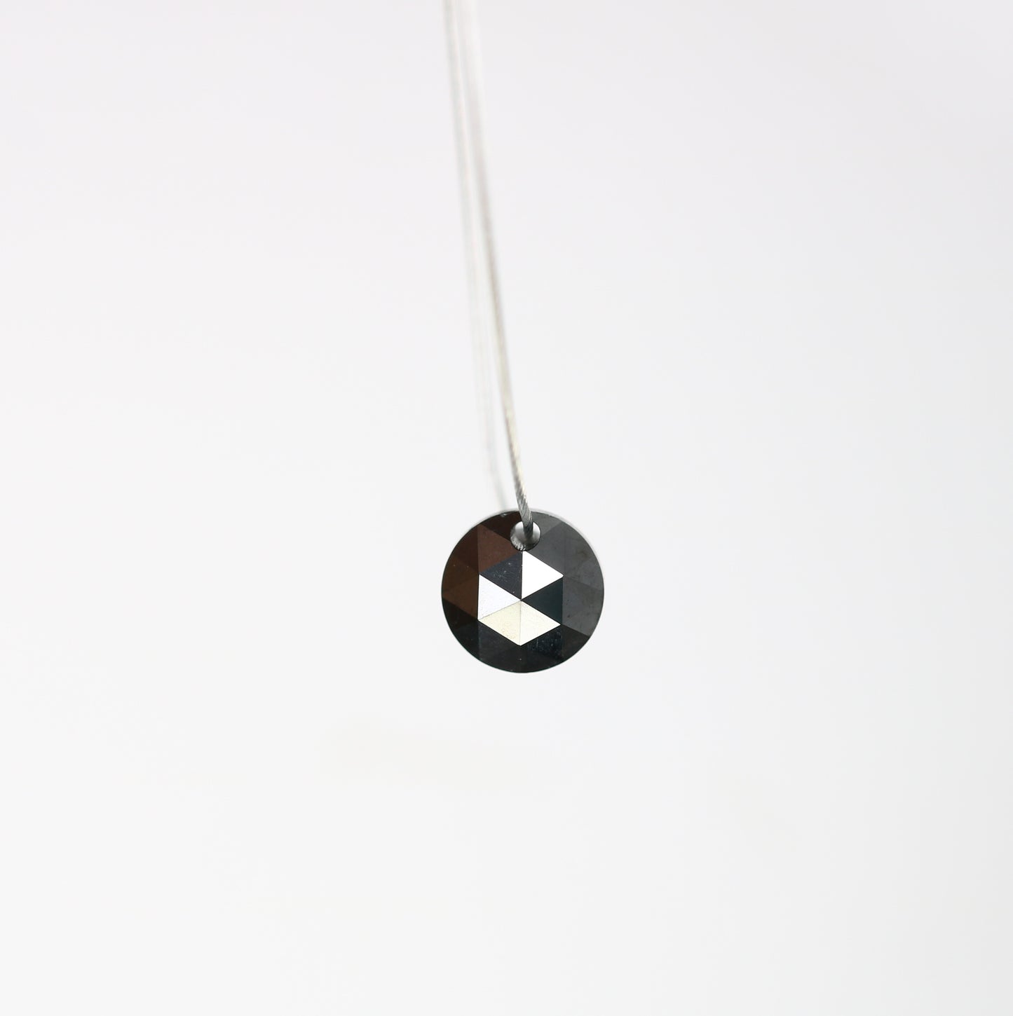 0.84 CT Natural Round Rose Cut Drilled Beads Black Diamond For Diamond Jewellry - JayKrishna Diamond