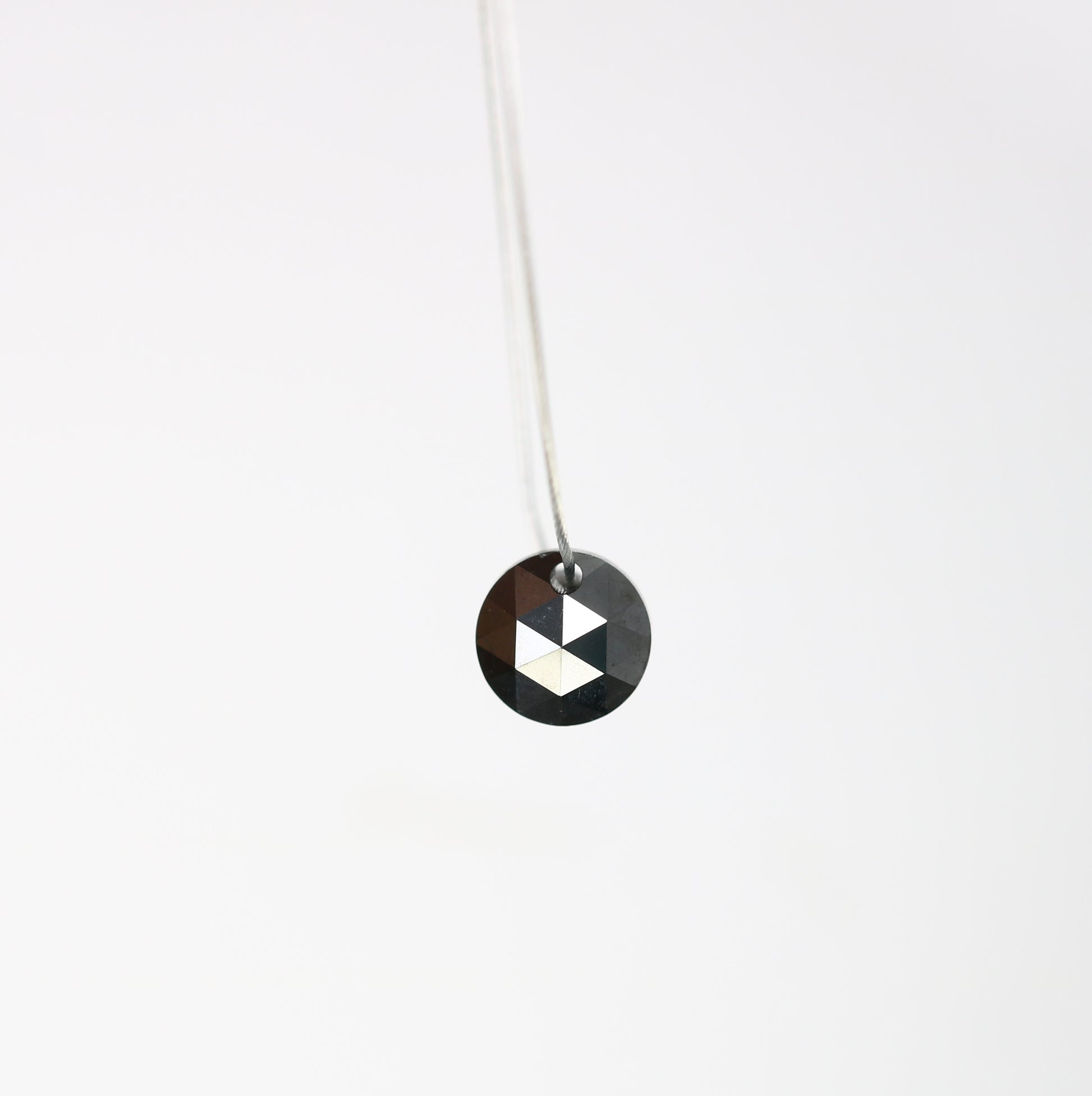 0.84 CT Natural Round Rose Cut Drilled Beads Black Diamond For Diamond Jewellry - JayKrishna Diamond