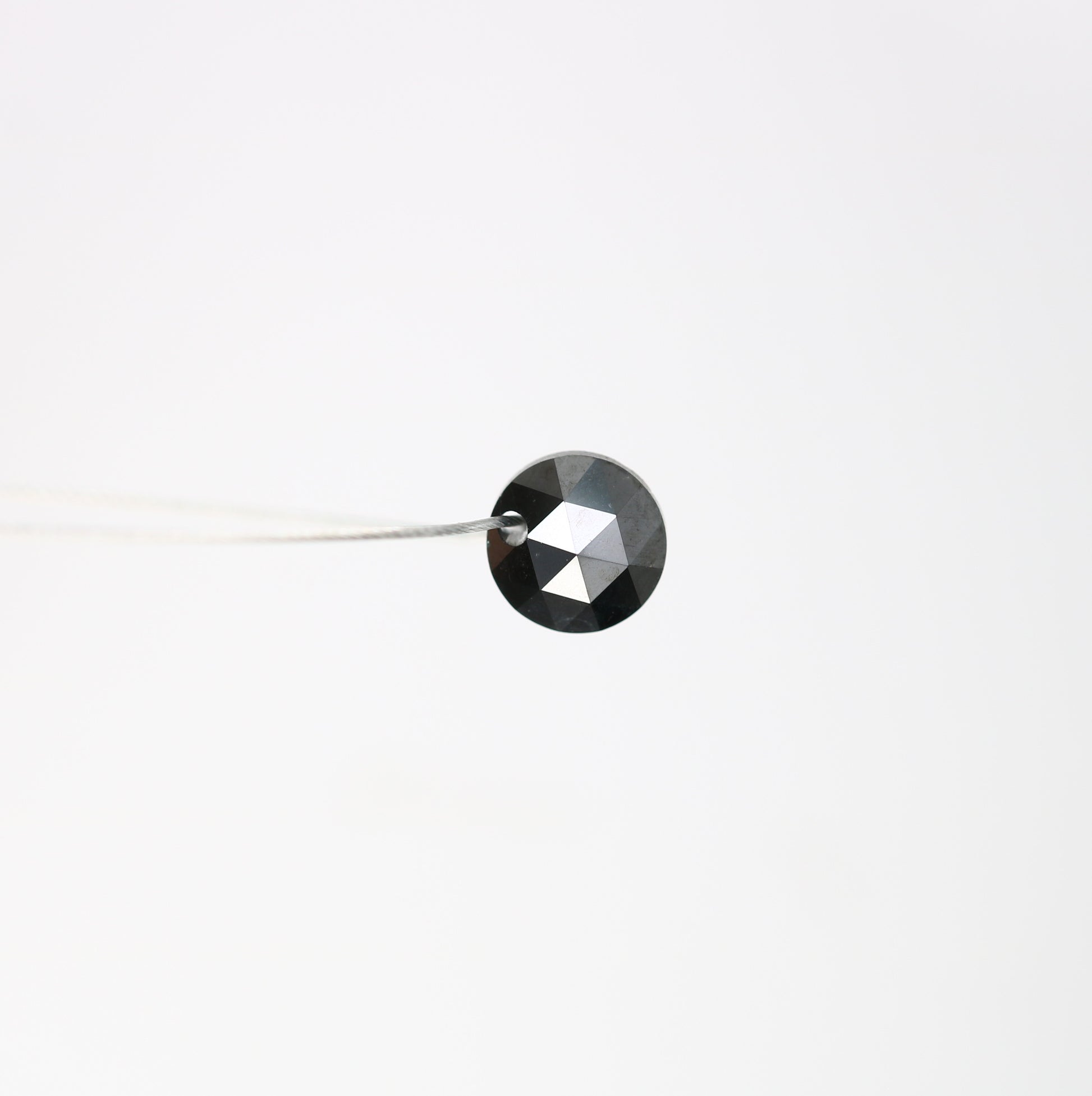 0.84 CT Natural Round Rose Cut Drilled Beads Black Diamond For Diamond Jewellry - JayKrishna Diamond