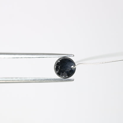 0.84 CT Natural Round Rose Cut Drilled Beads Black Diamond For Diamond Jewellry - JayKrishna Diamond
